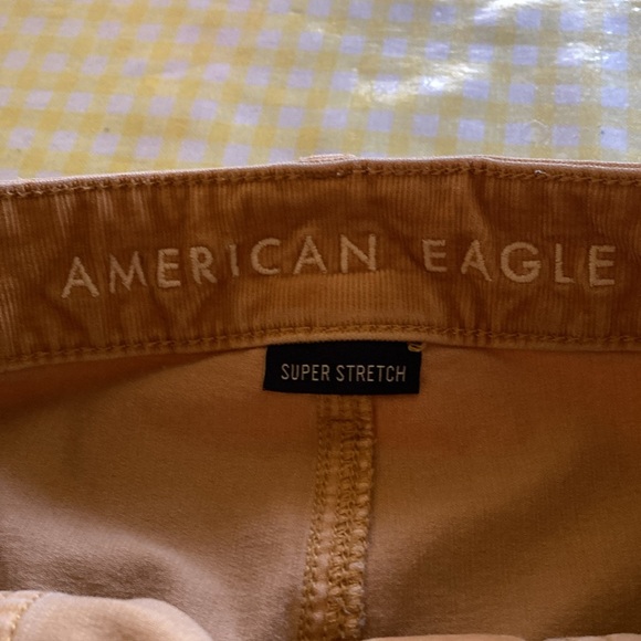 Corduroy skirt upcyled hand embroidered - Picture 7 of 8